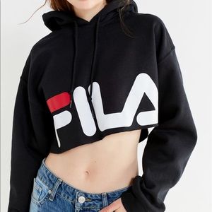 *New! Fila Cropped Hoodie